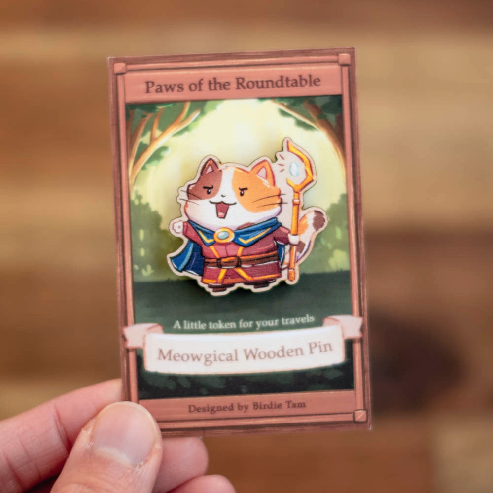 Wooden pin - PotRT, Wizard