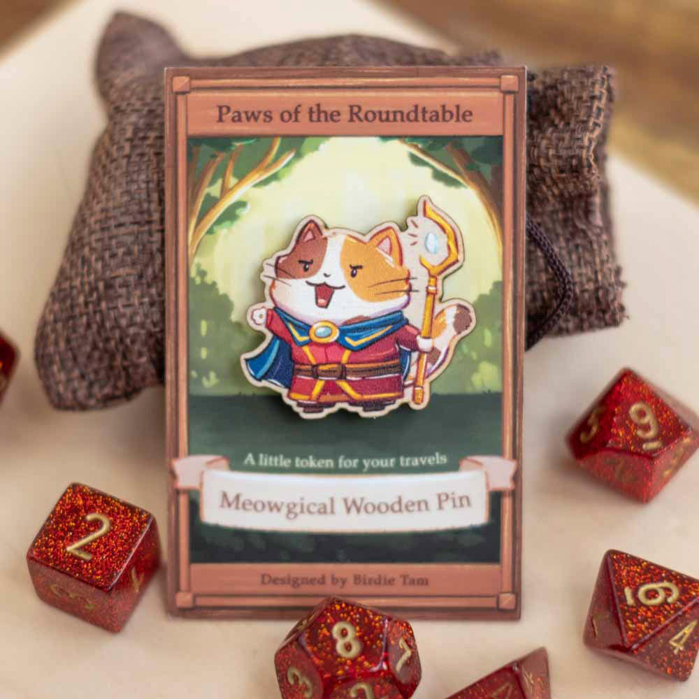 Wooden pin - PotRT, Wizard