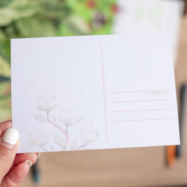 Postcard - Bunny blossoms