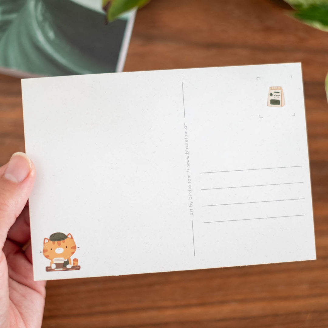 Postcard - Cat Cafe