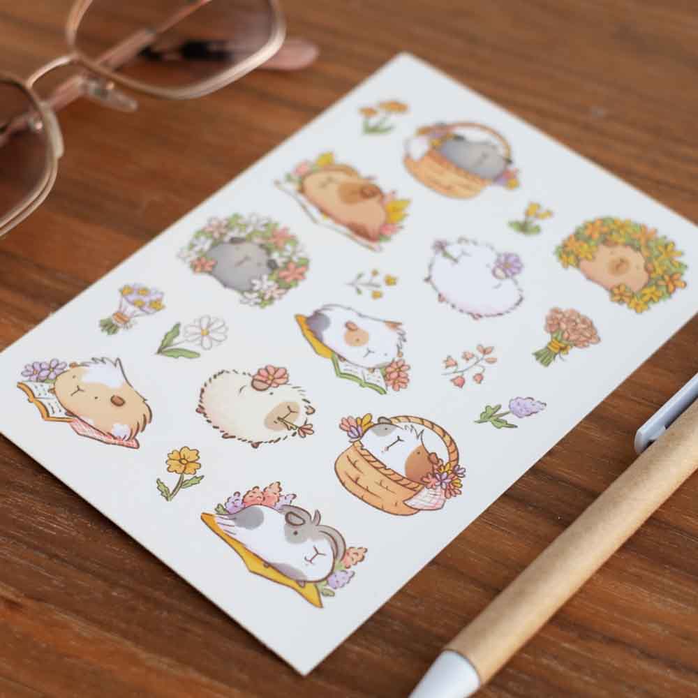 Postcard - Summer flowers