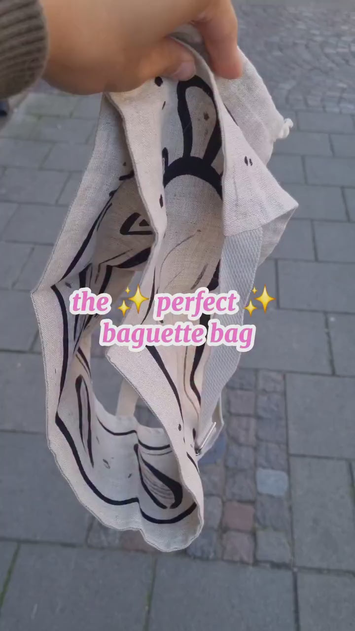 Linen bread bags - Bread cats