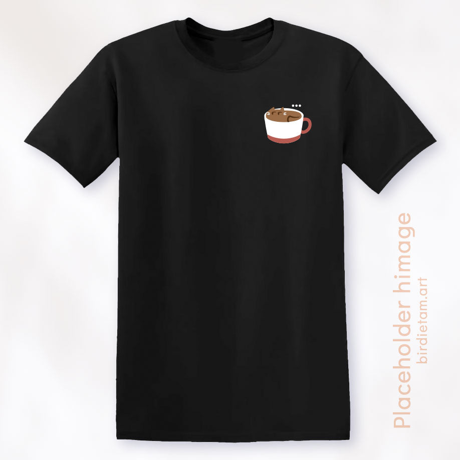 Shirt - Coffee cat (embroidery)