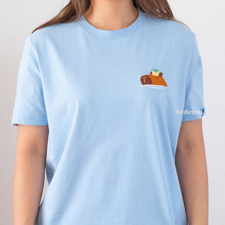 Shirt - Happy capy (embroidery)