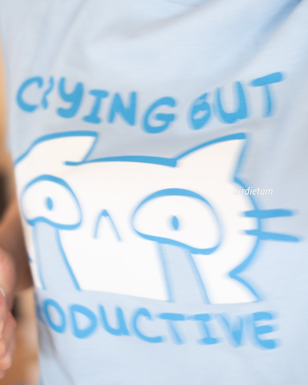 Shirt - Crying but productive