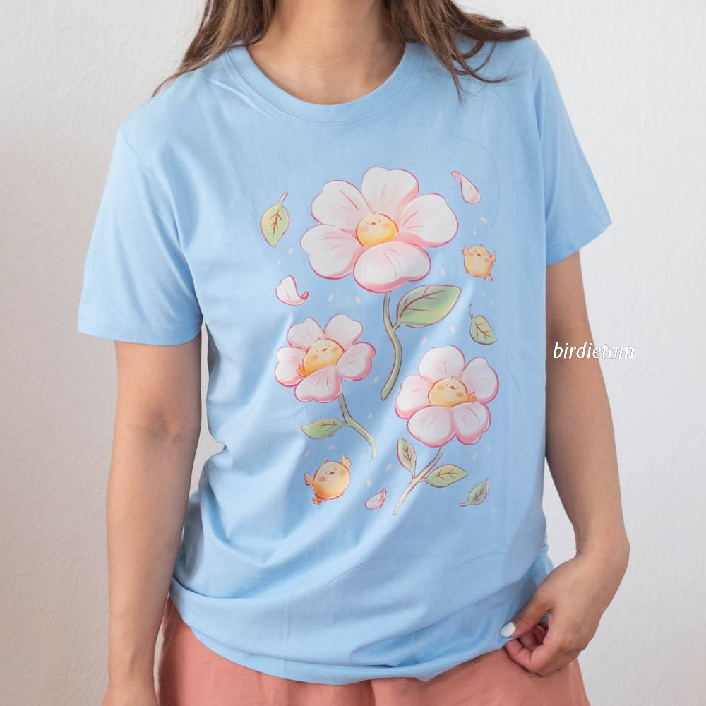 T-shirt - Bird blossoms
