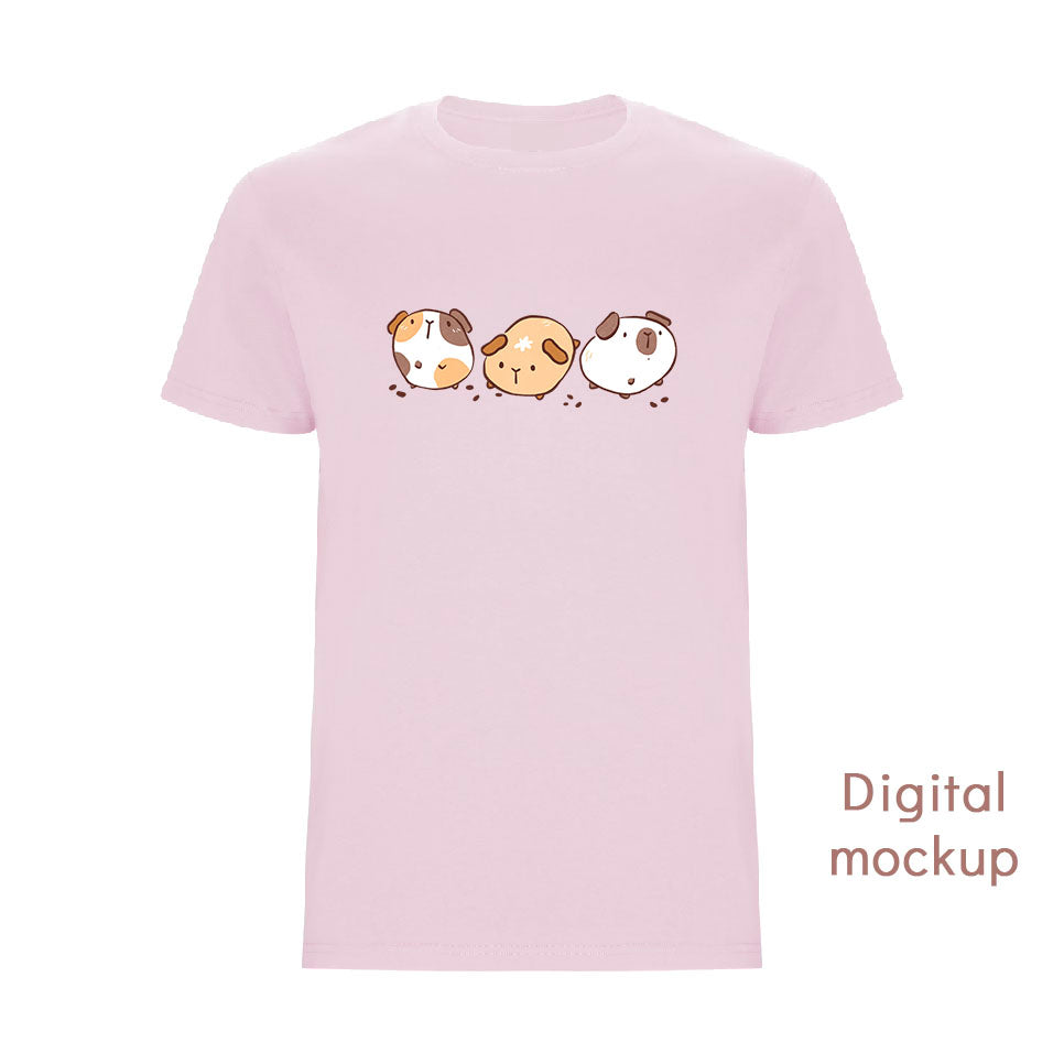 T-shirt - Guinea pig trio