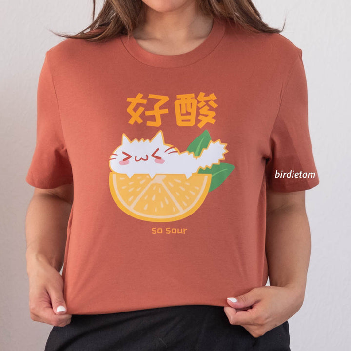 Shirt - So sour! (brown)