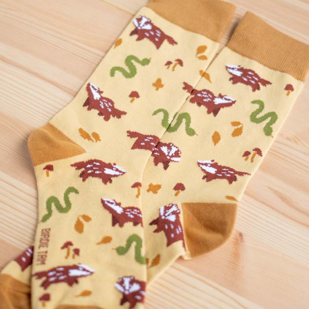 Socks - Badgers, badger, badger