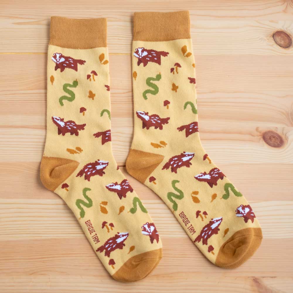 Socks - Badgers, badger, badger