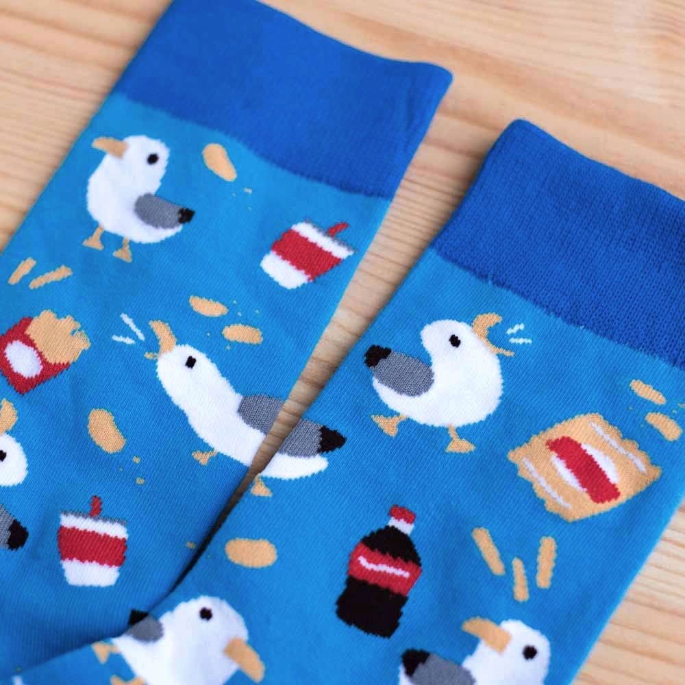Socks - Seagulls and snacks