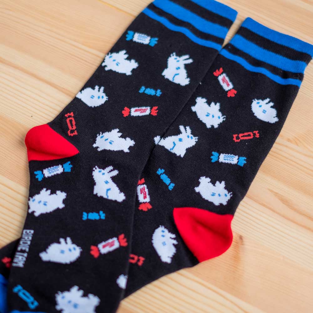 Socks - Black bunnies