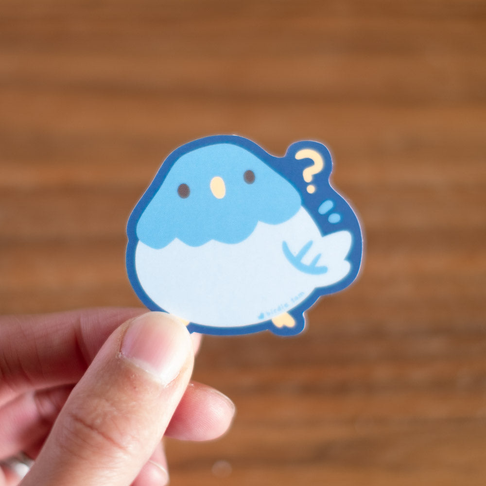 Vinyl sticker - Confused pigeon