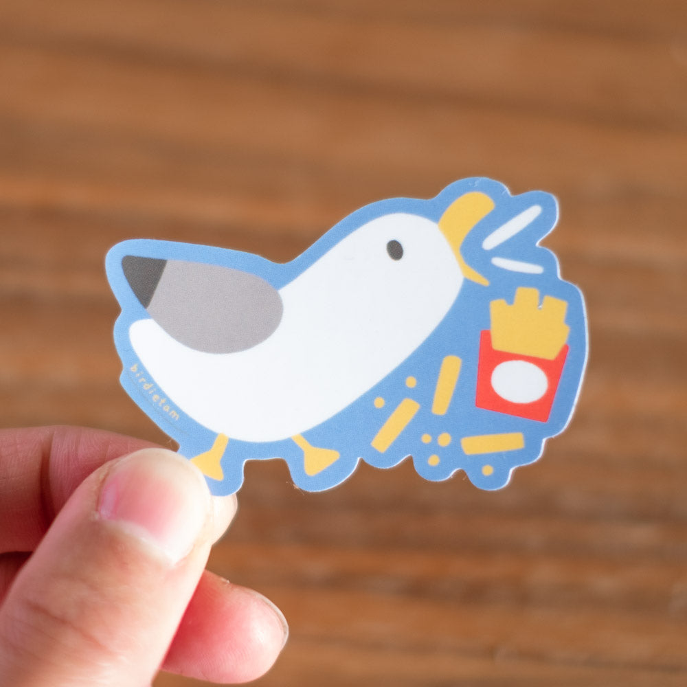 Vinyl sticker - Hungry seagull
