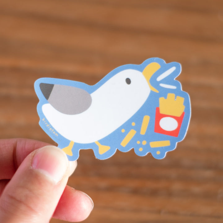 Vinyl sticker - Hungry seagull