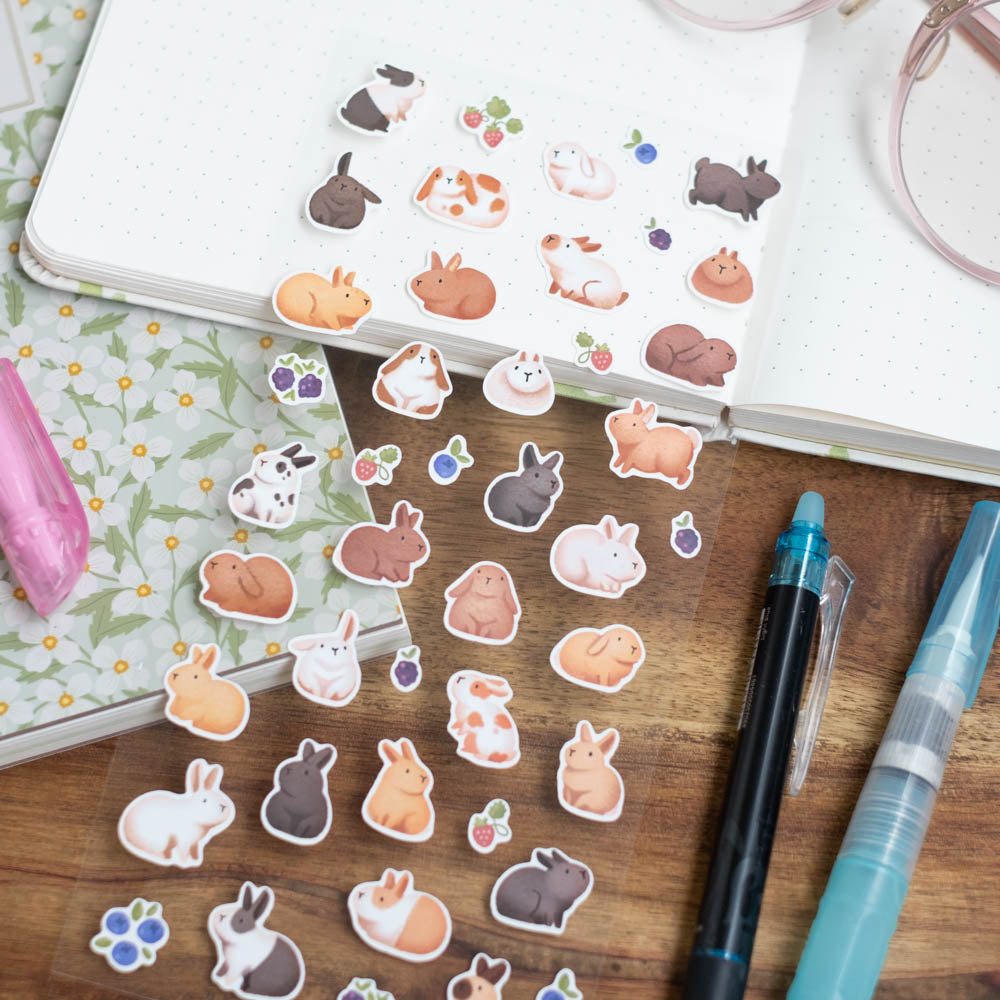 Sticker sheet - Berry bunny bunch