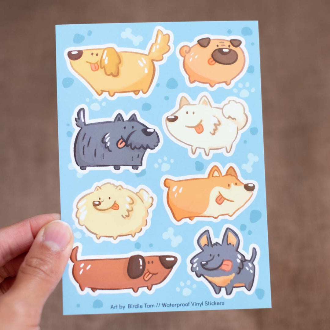 Sticker sheet - Derpy doggos