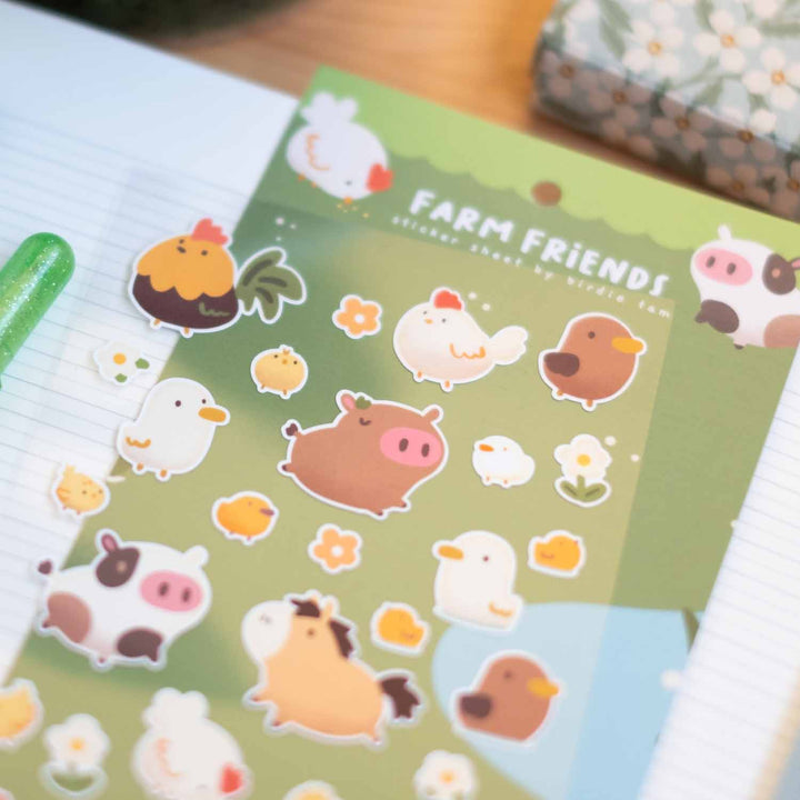 Sticker sheet - Farm friends