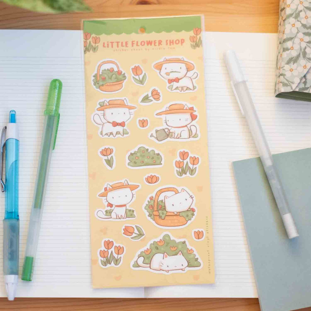 Sticker sheet - Lil flower shop