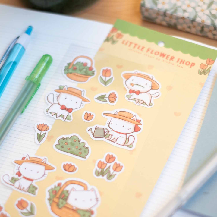 Sticker sheet - Lil flower shop