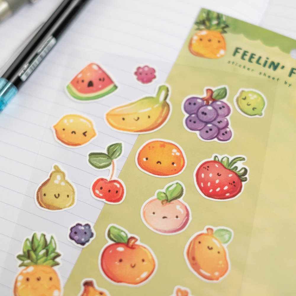 Sticker sheet - Happy fruit