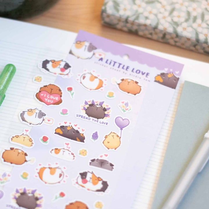 Sticker sheet - A little love