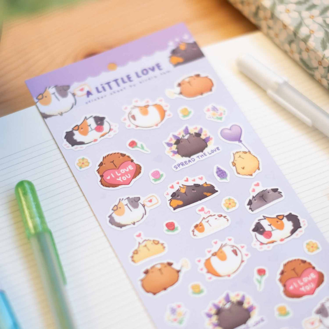 Sticker sheet - A little love