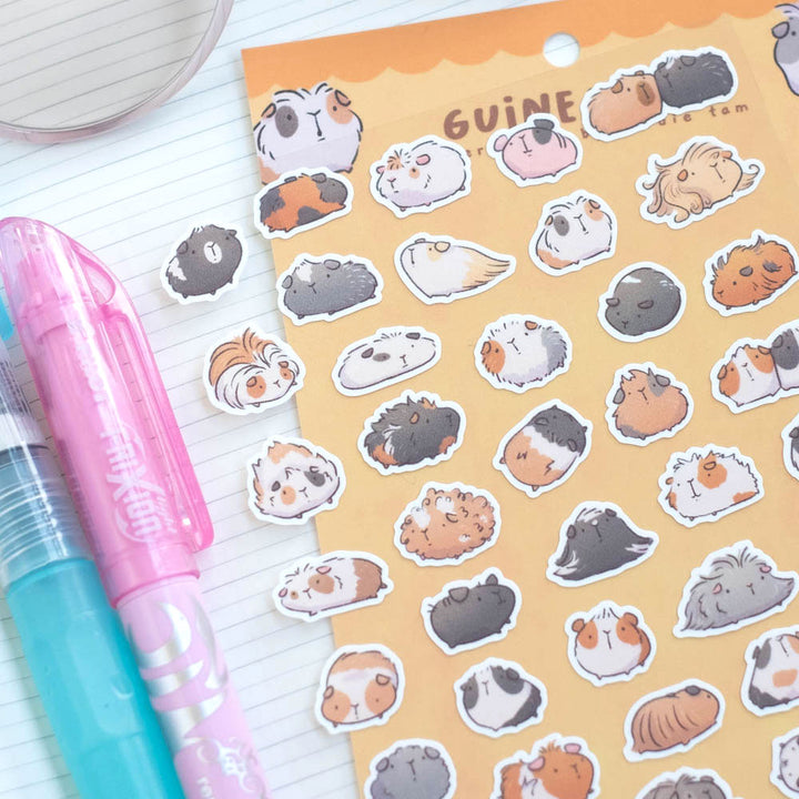 Sticker sheet - Guinea pig herd