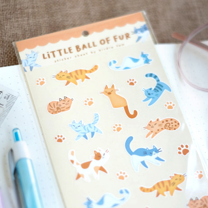 Sticker sheet - Little ball of fur