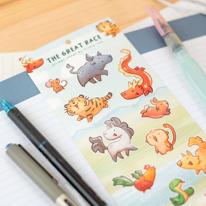 Sticker sheet - The Great Race