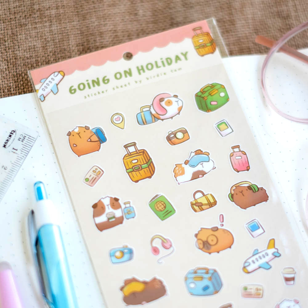 Sticker sheet - Going on holiday