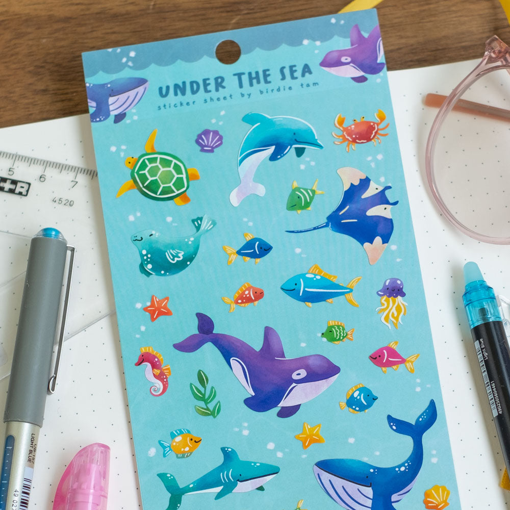 Sticker sheet - Under the sea