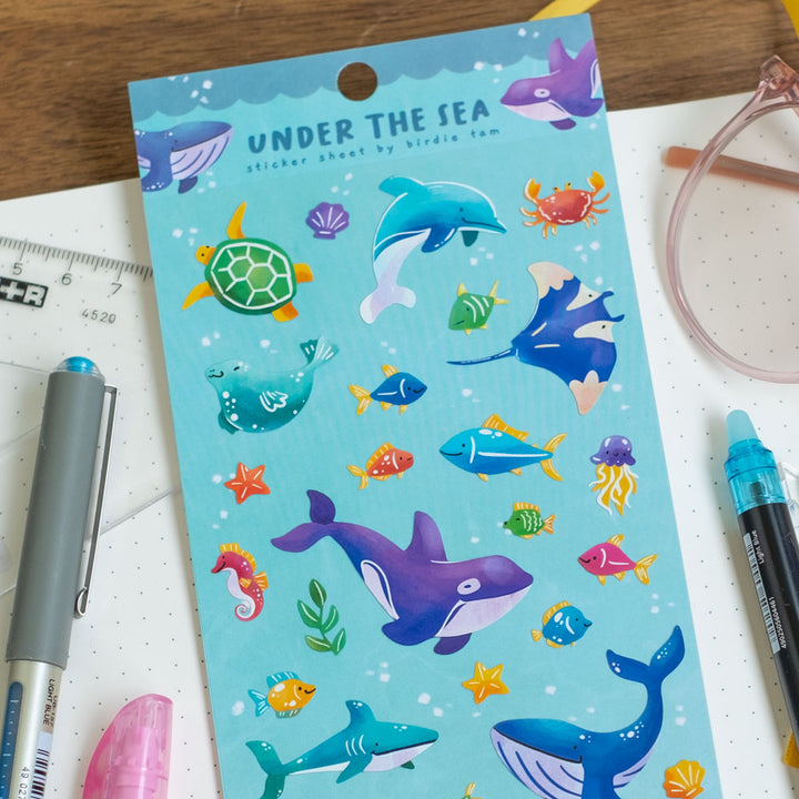 Sticker sheet - Under the sea