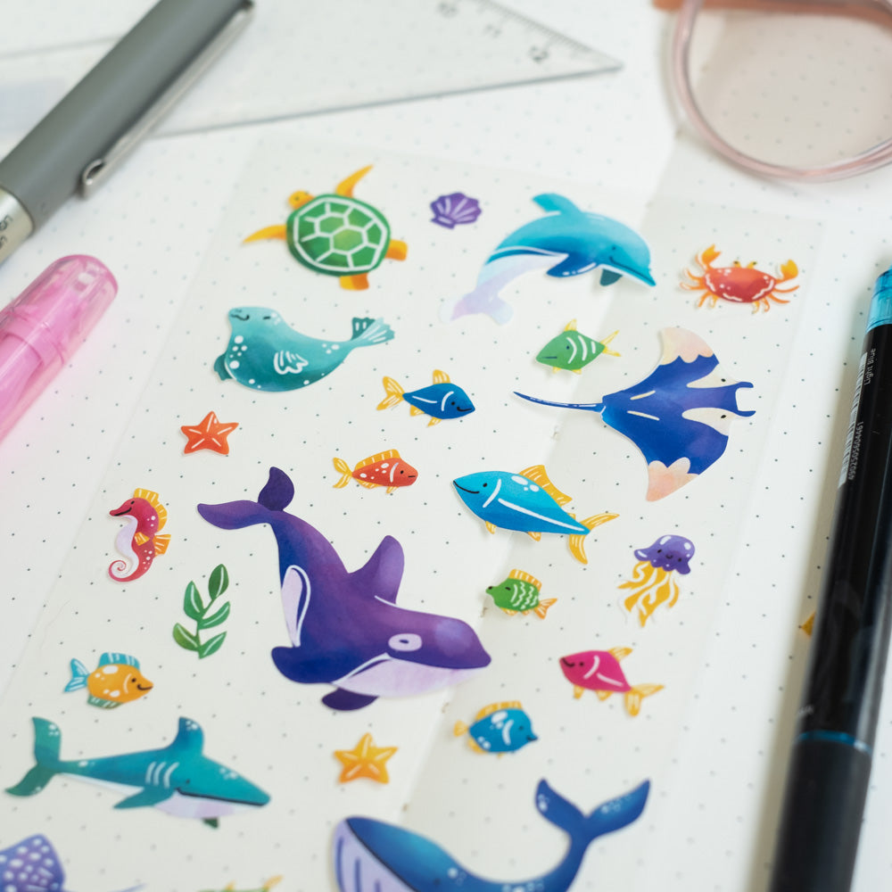 Sticker sheet - Under the sea