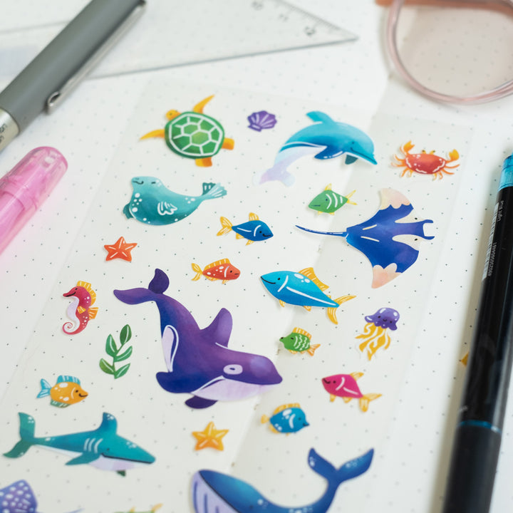 Sticker sheet - Under the sea