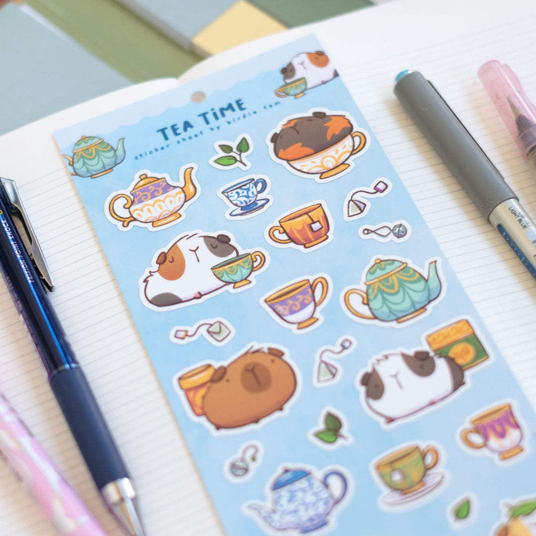 Sticker sheet - Tea time