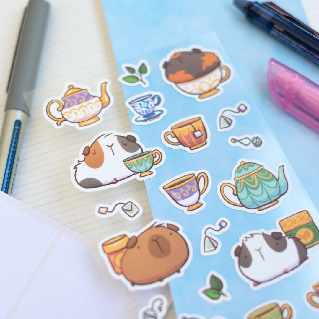 Sticker sheet - Tea time