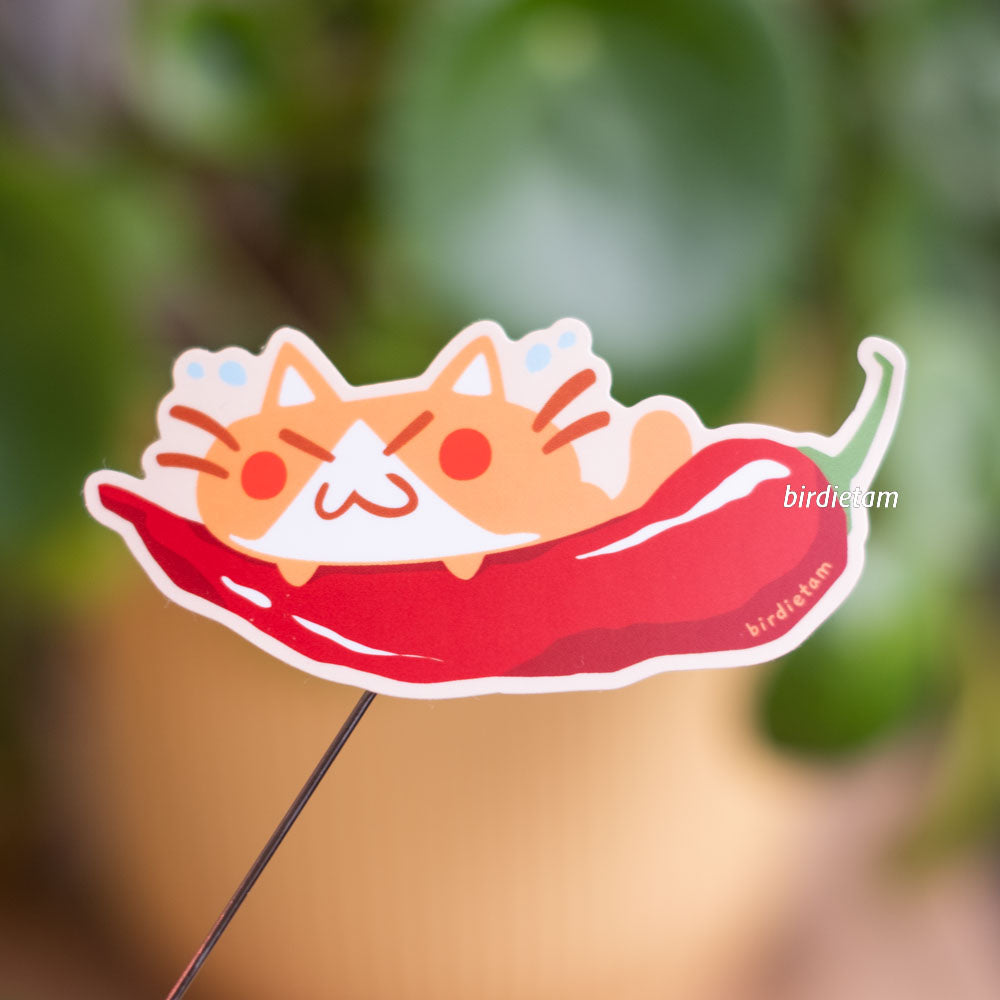Vinyl sticker - Spicy cat