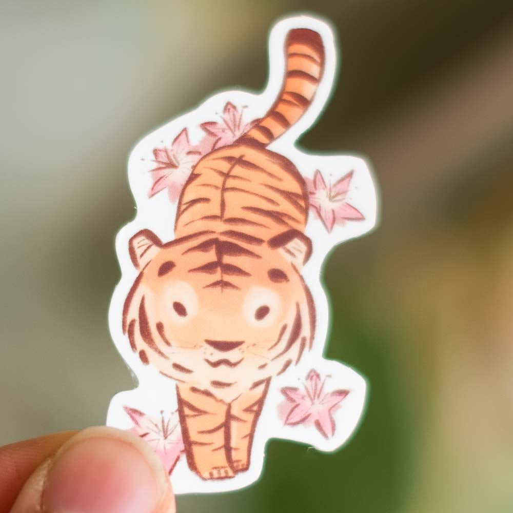 Vinyl sticker - Tiger blossom