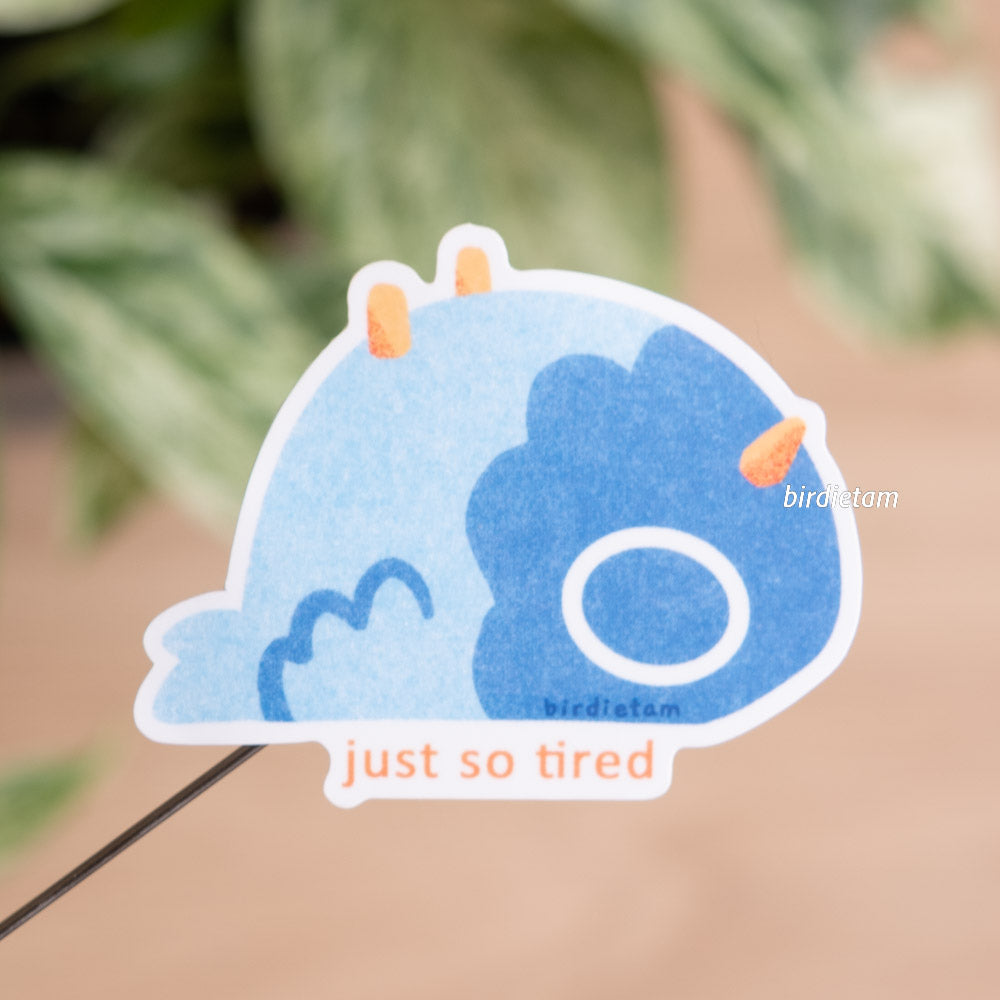 Vinyl sticker - Tired pigeon