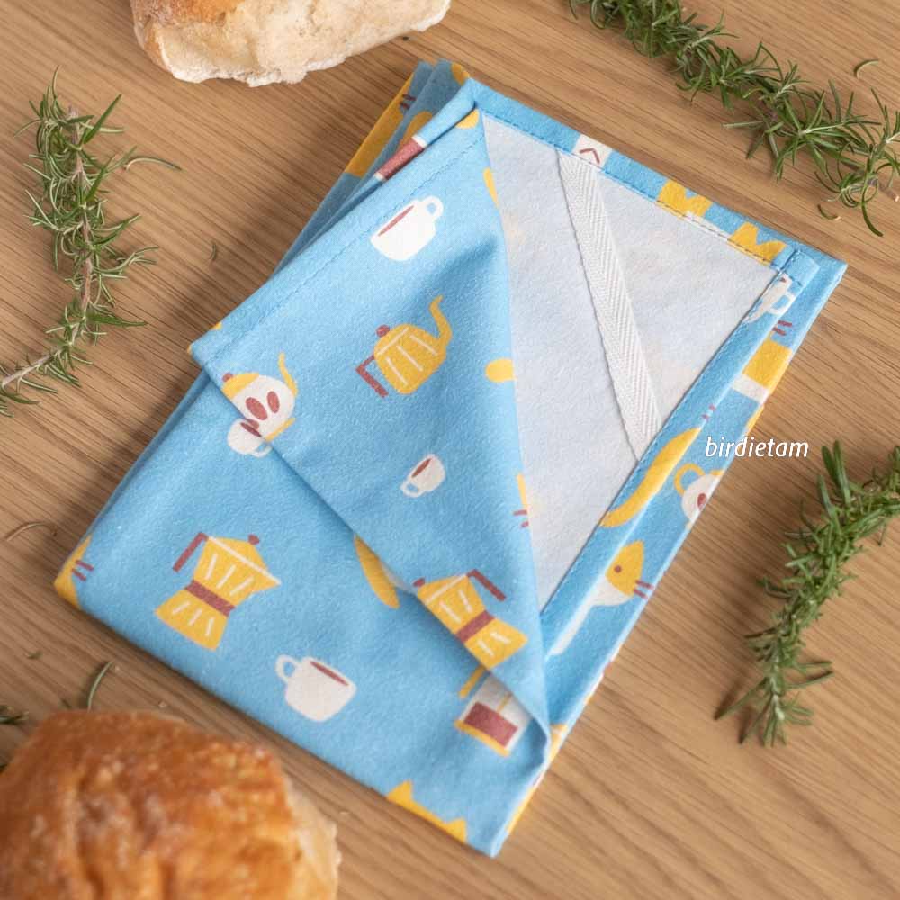 Tea towel - Fika with Cats