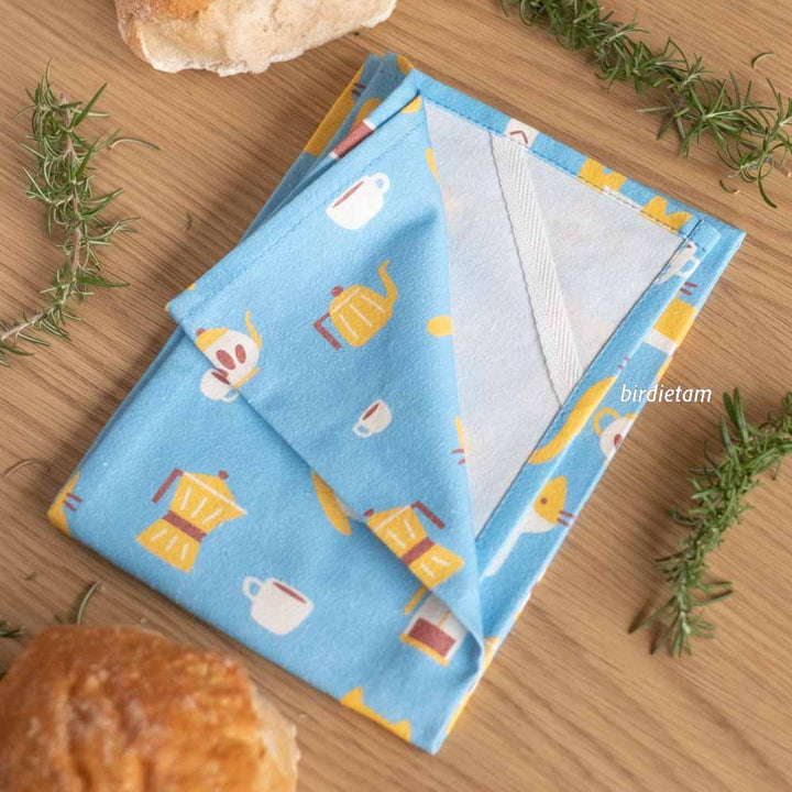 Tea towel - Fika with Cats
