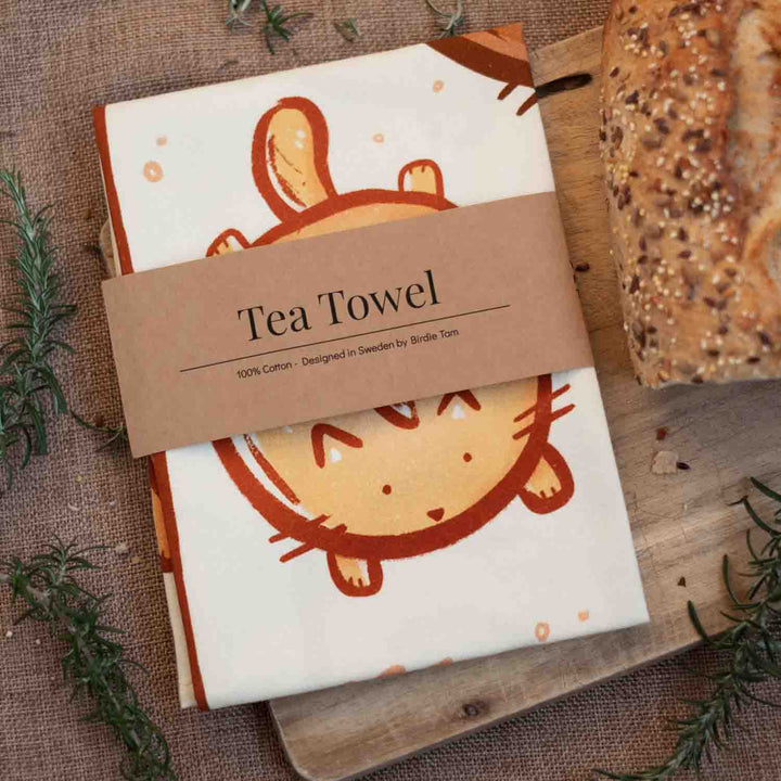 Tea towel - Bread cats