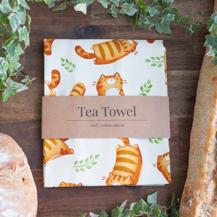 Tea towel - Loafs of cats