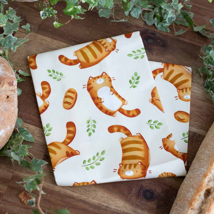 Tea towel - Loafs of cats