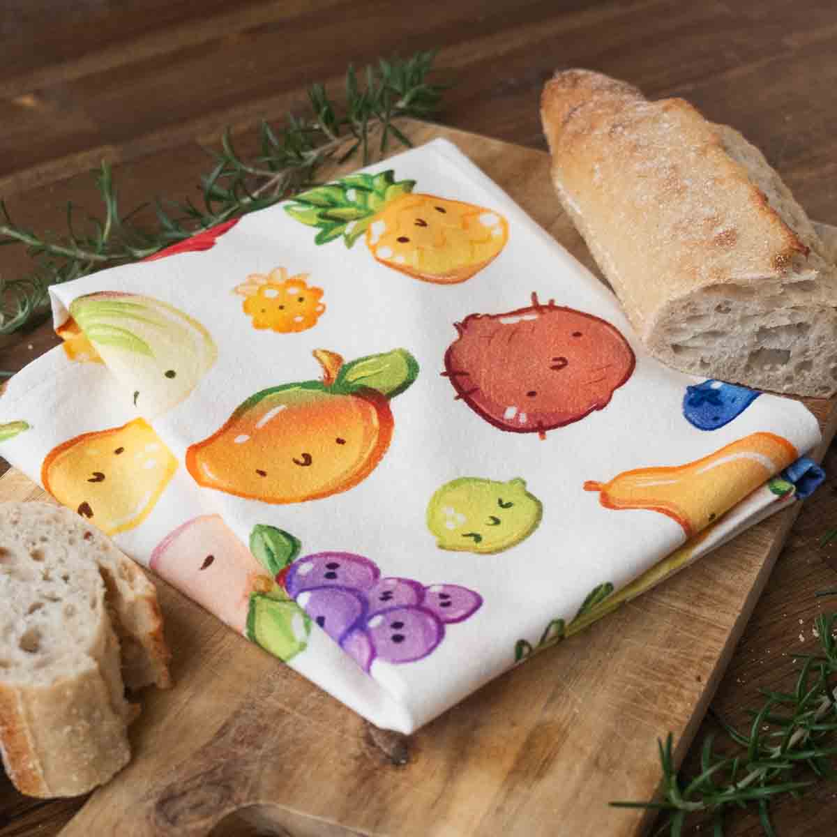 Tea towel - Colorful fruit