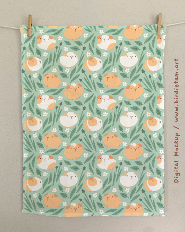 Tea towel - Green Meadow