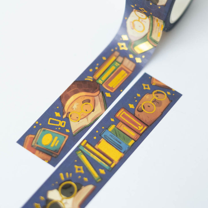 Washi tape (gold foil) - Book lover