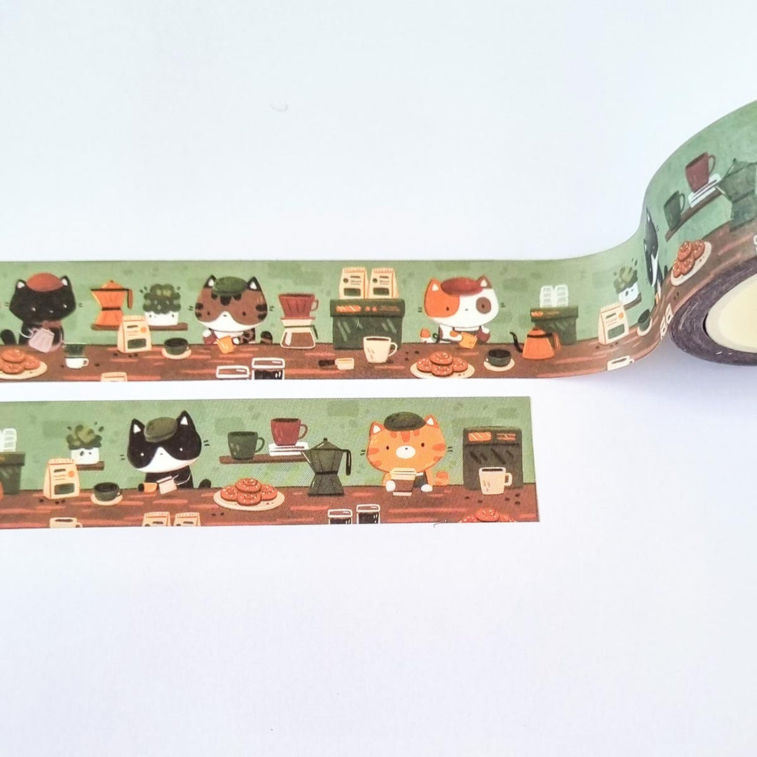 Washi tape - Cat cafe