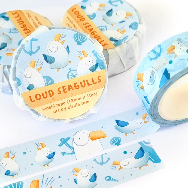 Washi tape - Loud seagulls